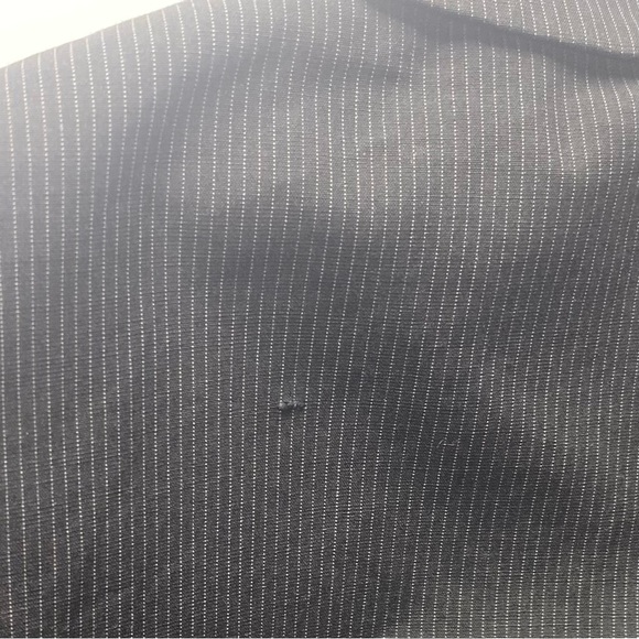 Theory Women’s Blazer 2 Black Pinstripe Tailored Stretch Notch Lapel Lined - Picture 11 of 13